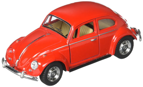 5" Classic 1967 Volkswagen Beetle 1:32 Scale (Red) by Kinsmart