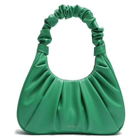 Keyli Cute Purses Mini Shoulder Bag for Women Waterproof Leather Tote Handbags fashionable travel Large clutch hobo purse with Magnetic Closure Green