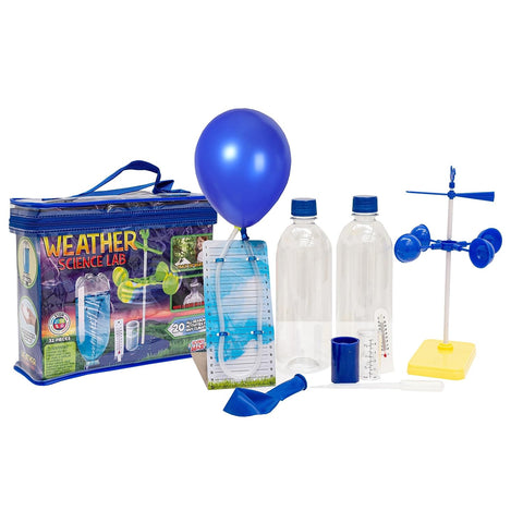 Be Amazing! Toys Weather Science Lab - Kids Weather Science Kit with 20 All Season Projects - Educational STEM Kits for Boys & Girls - Scientific Meteorology Toys for Children Age 8+
