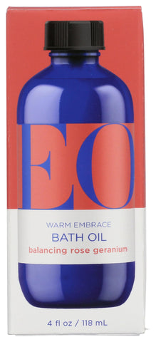 EO Rose Geranium Bath Oil, 4 FZ