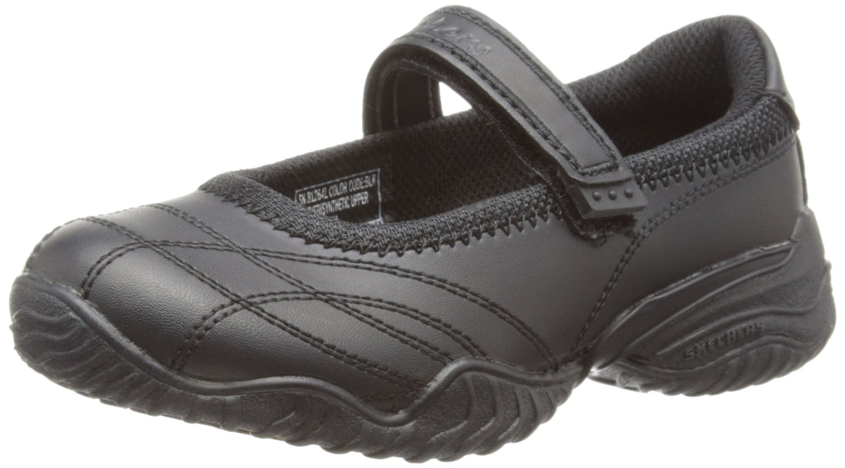 Skechers Women's Velocity Pouty Mary Janes, Black Smooth Trim, 28 1/2