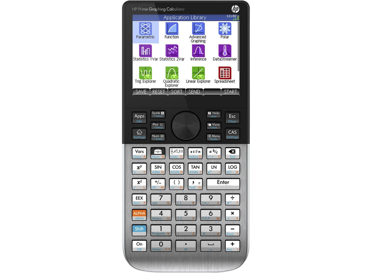 HP Prime Graphing Calculator Pocket Graphing Calculator Silver - Calculator (Pocket, Graphing Calculator, Silver, 400 MHz ARM9, Buttons, 10 Lines)