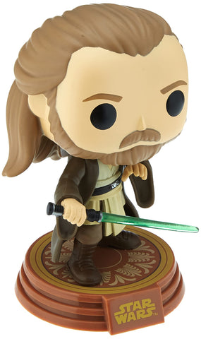 Funko Pop! Star Wars: Across The Galaxy - Qui-Gon Jinn Vinyl Bobblehead, Amazon Exclusive