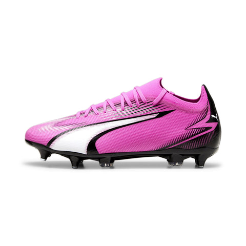 PUMA Men's Ultra Match Mxsg Soccer Shoe, Poison Pink Puma White Puma Black, 9