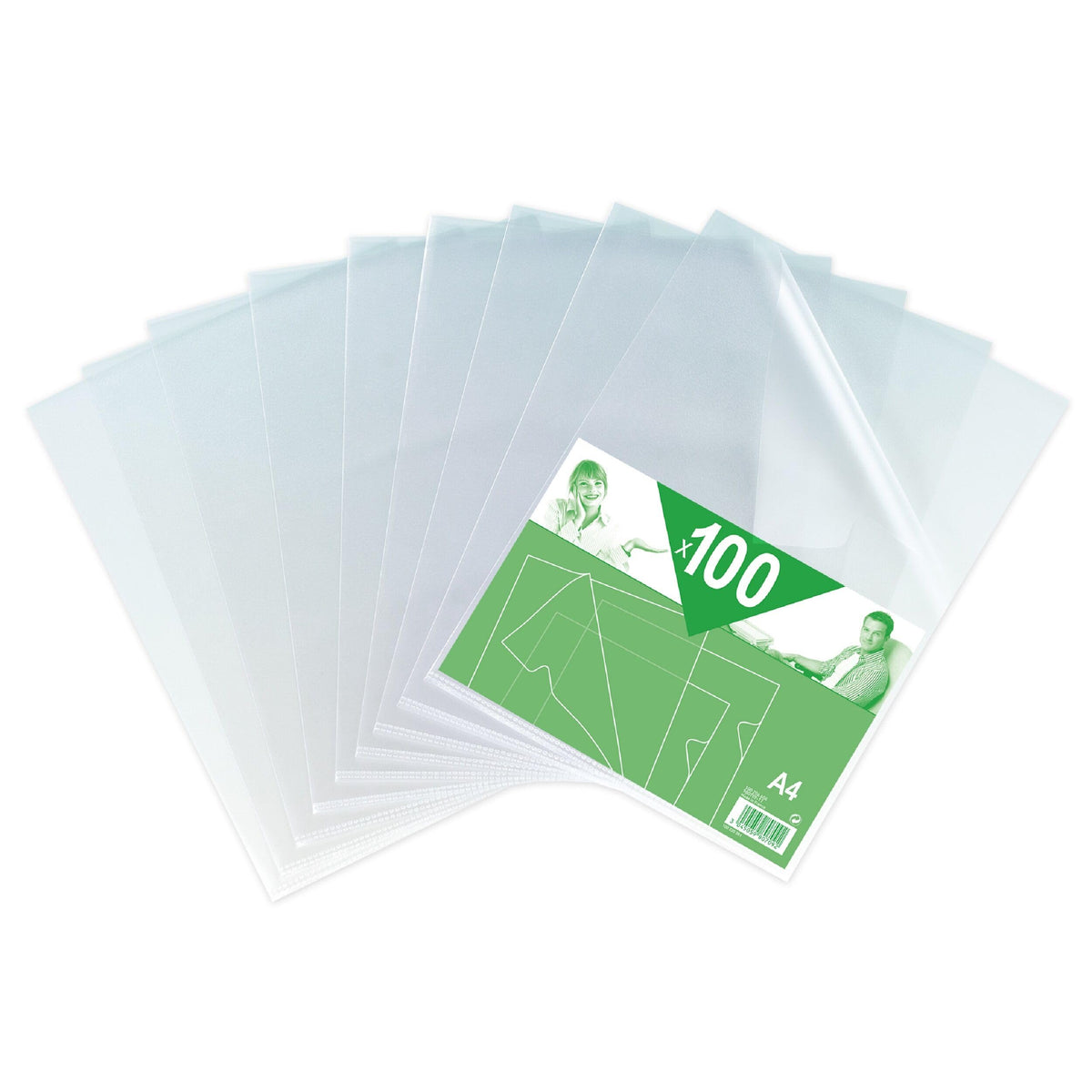 ELBA SichthÃ¼llen A4, farblos, PP-FolienstÃ¤rke: 0,09 mm