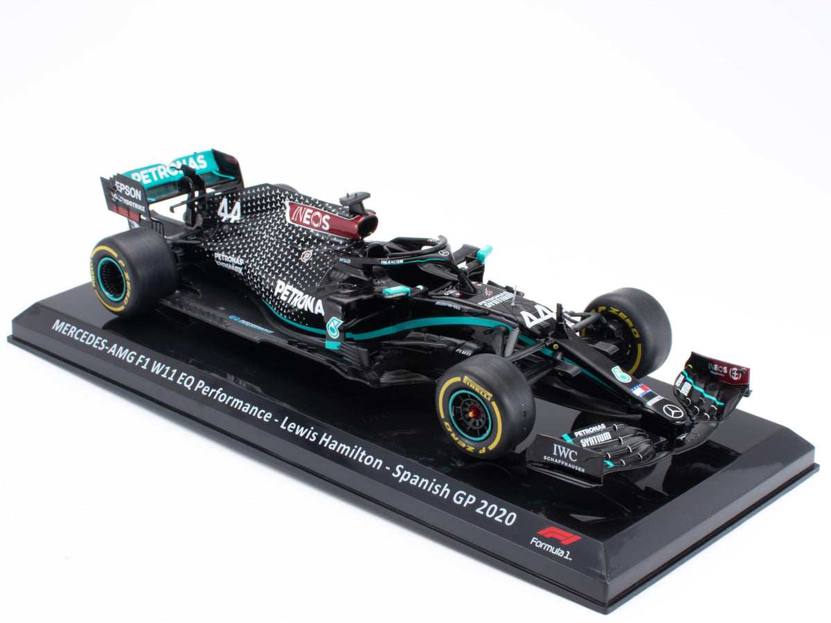 '- 1/24 Formula 1 Miniature car Compatible with Mercedes-AMG F1 W11 Perfomance Lewis Hamilton Spanish GP 2020 - OR912