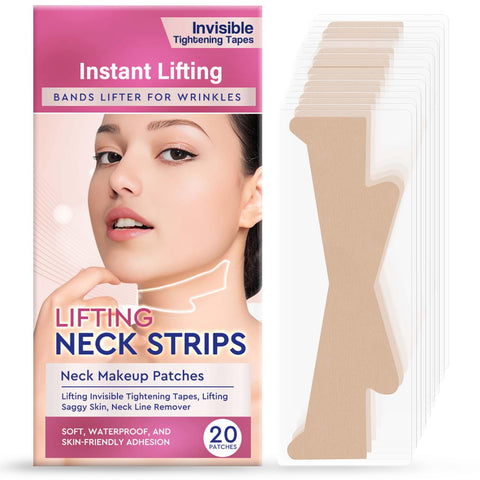 Generic Neck Lifting Tapes, Neck Wrinkle Tape Lifting Invisible Tightening, Lift and Firm Fine Lines and Wrinkles