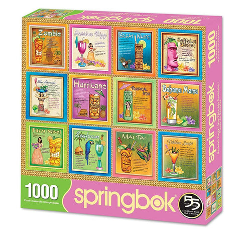 Springbok's 1000 Piece Jigsaw Puzzle Cocktail Party - Made in USA