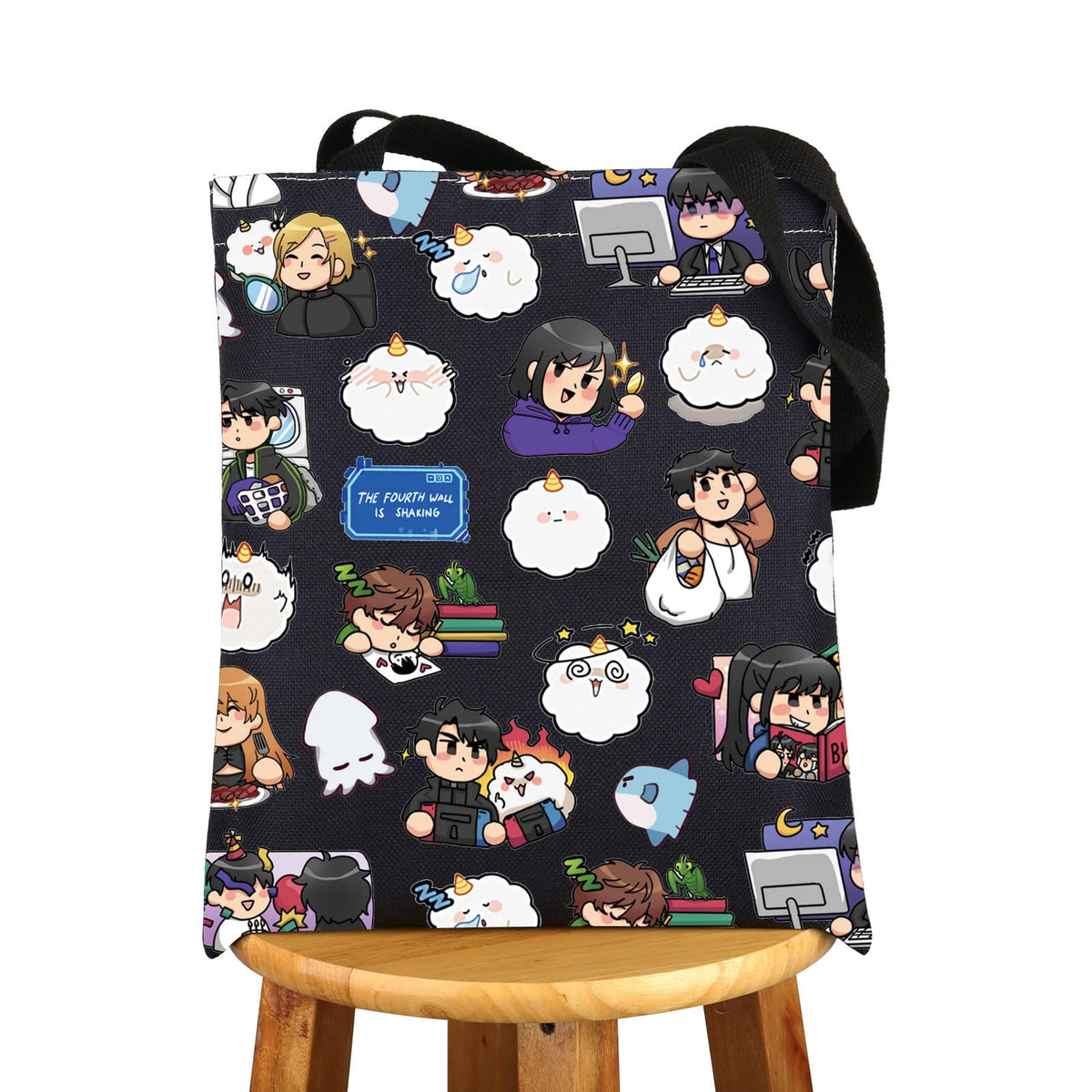 JNIAP ORV Reader Tote Bag Dokja & Joonghyuk Gifts Stardust Gifts ORV Merch ORV Manga Webtoon Tote Bag (the fourth wall tb)