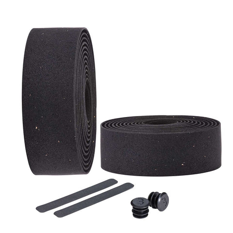 BBB Cycling BHT-01 RaceRibbon Handlebar Tape for Road Bikes (Black Cork)