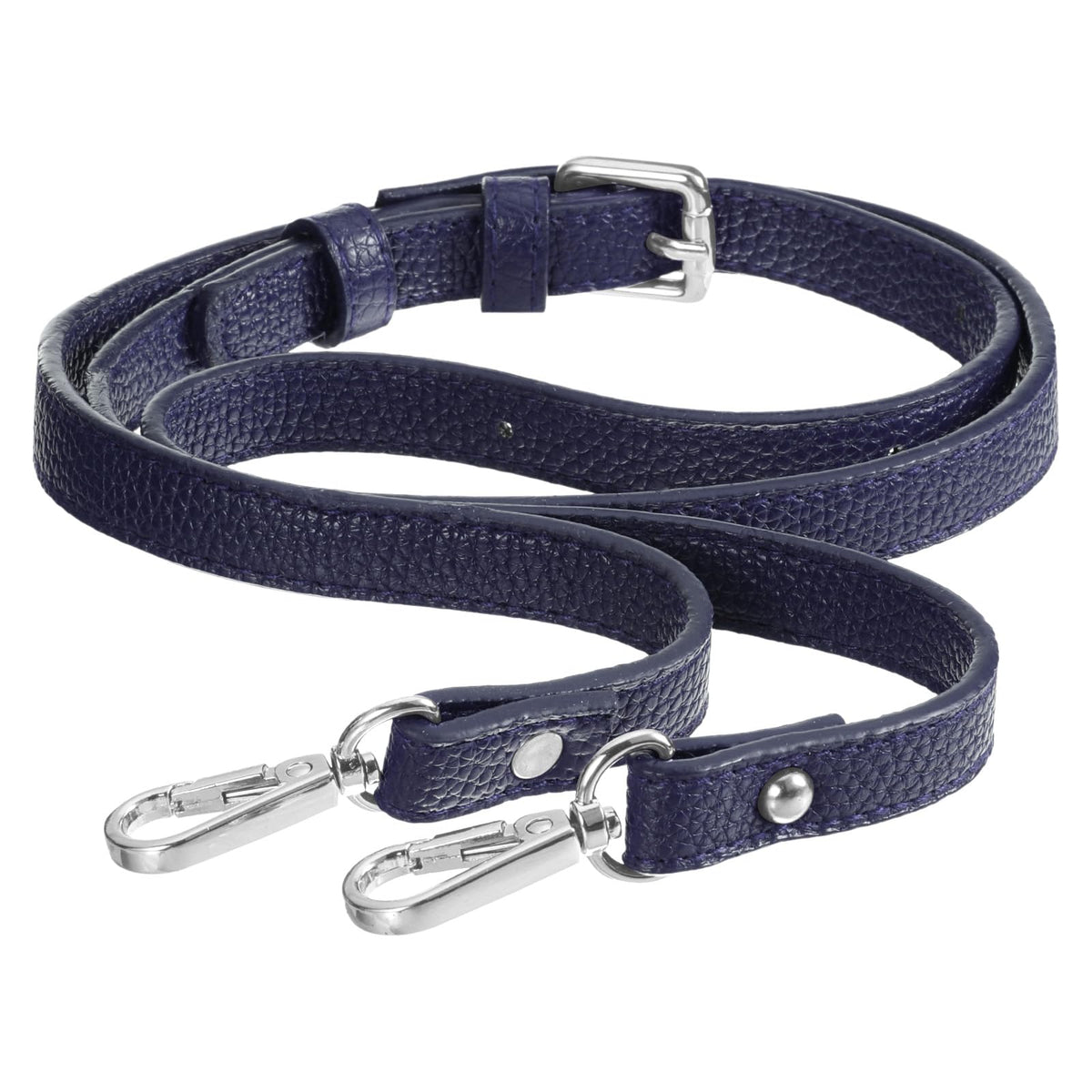 uxcell Leather Purse Strap, Leather Adjustable Replacement Strap for Shoulder Bag Handbag Purse, 0.6" Wide, 41-51" Long (Blue)
