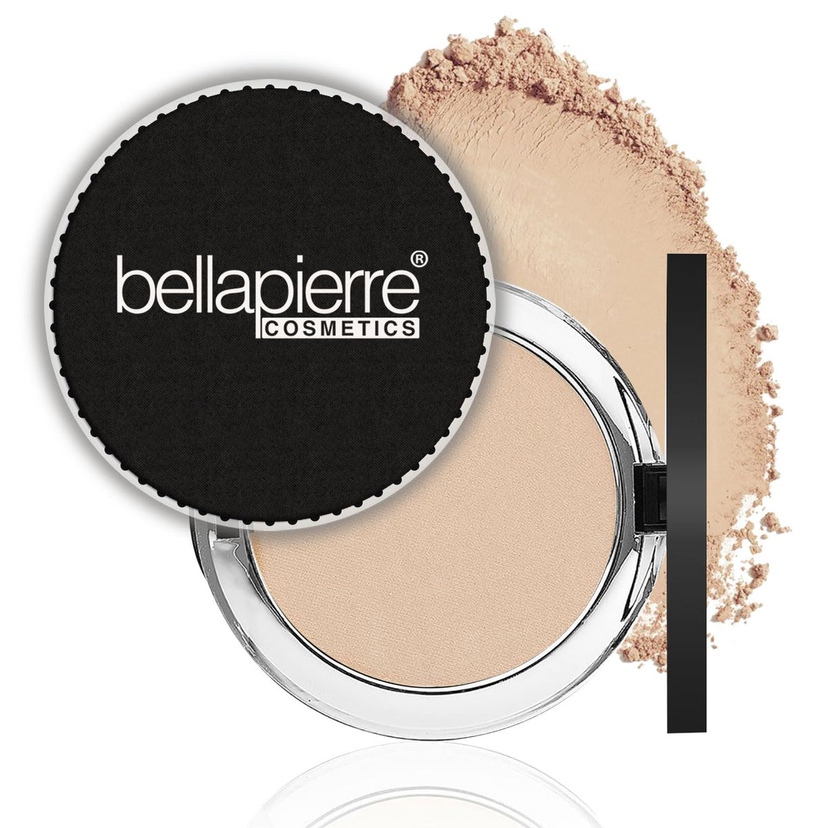bellapierre Compact Mineral Foundation SPF 15 | Vegan & Cruelty Free | Hypoallergenic | Full Coverage - 10 Grams - Latte