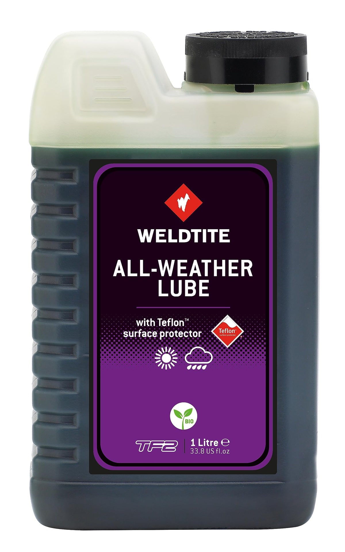 WELDTITE All-Weather Lube With Surface Protector for Bikes - Long-Lasting Protection, 1 Litre