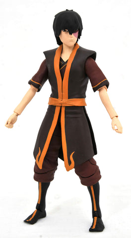 Diamond Select Toys Avatar The Last Airbender: Zuko Deluxe Action Figure, Multicolor