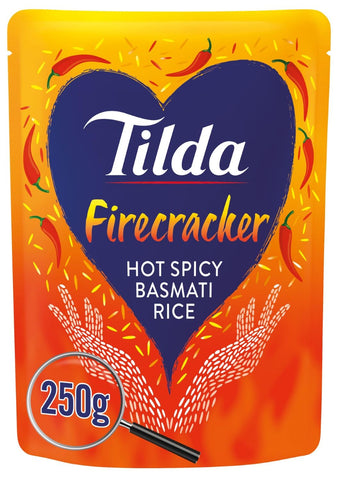 Tilda Microwave Hot Firecracker Basmati Rice, 250g