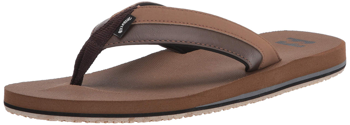 Billabong mens All Day Impact Supreme Cushion Eva Footbed Sandal Flip Flop, Camel 2, 8 US