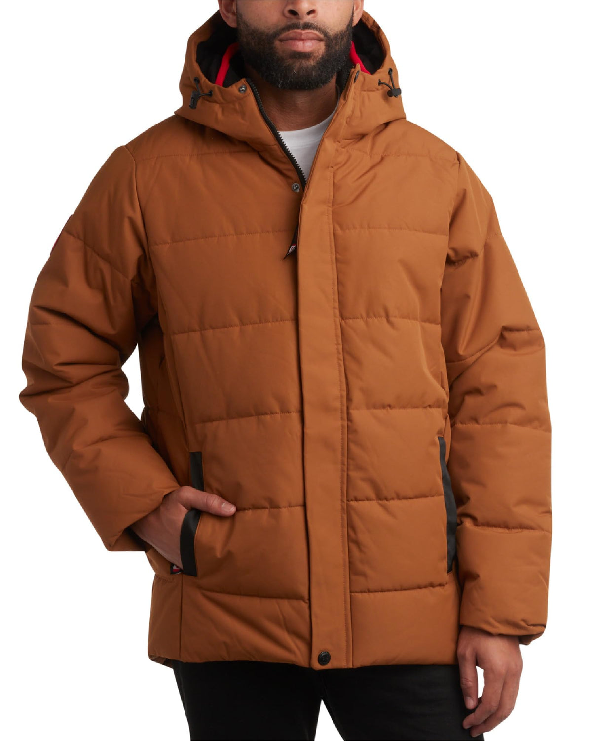 CANADA WEATHER GEAR Men's Winter Jacket - Heavyweight Puffer Jacket - Casual Coat for Men (M-XXL), Oak 2, Large