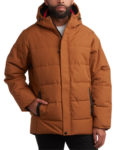 CANADA WEATHER GEAR Men's Winter Jacket - Heavyweight Puffer Jacket - Casual Coat for Men (M-XXL), Oak 2, Large