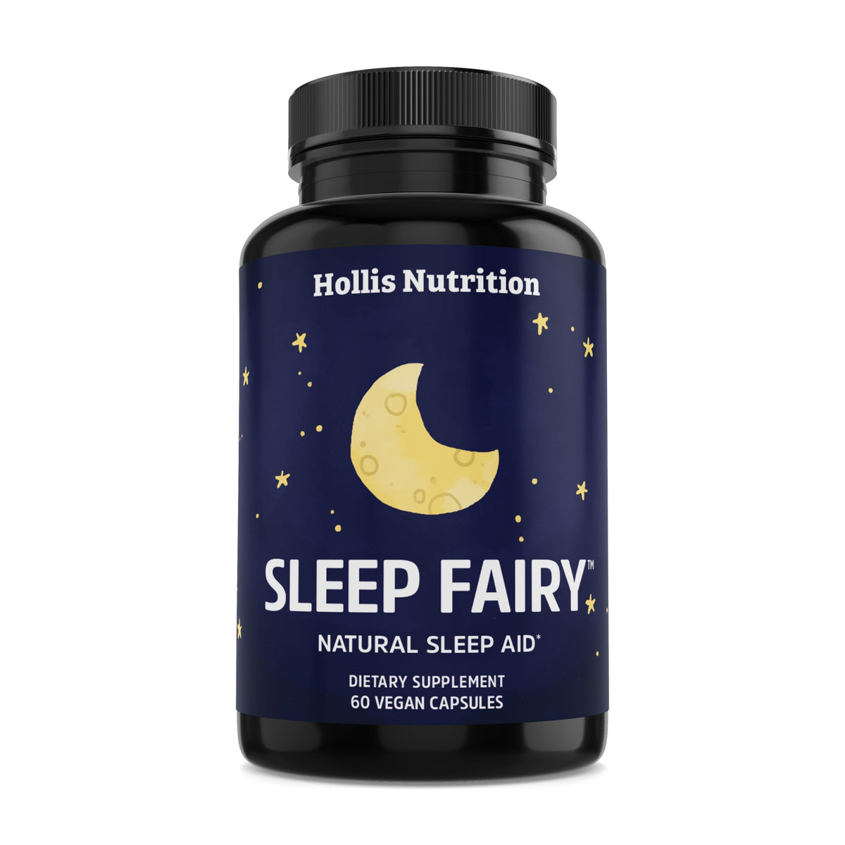 SLEEP FAIRY Melatonin Capsules | Melatonin 10mg Natural Sleep Aid for Adults with L-Theanine, 5-HTP, Valerian Root, GABA, Chamomile | Magnesium Sleep Support | Vegan | Non-Habit Forming Sleeping Pills