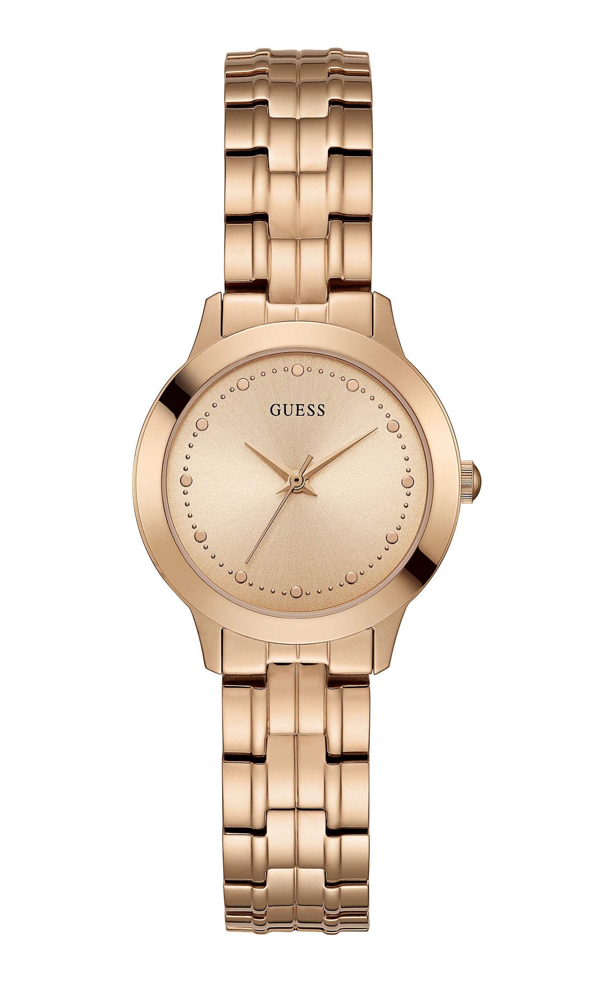 Guess Womens Analogue Classic Quartz Watch with Stainless Steel Strap W0989L3