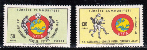 `1967 Turkey Youth Soccer Championships Postage Stamps