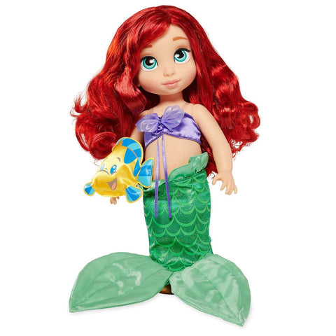 Disney Store Official Animators' Collection Ariel Doll, The Little Mermaid, 16 Inch Toy Figure, Detailed Plush Sculpting with Embroidered Features, Ideal Gift and Little Mermaid Fans