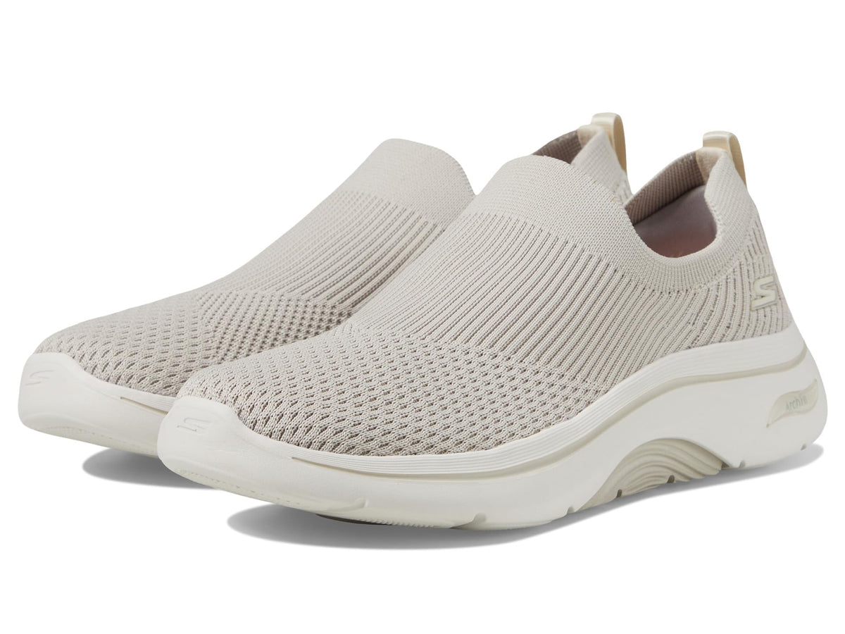 Skechers Women's Go Walk Arch Fit 2.0-Paityn Sneaker, Taupe, 9