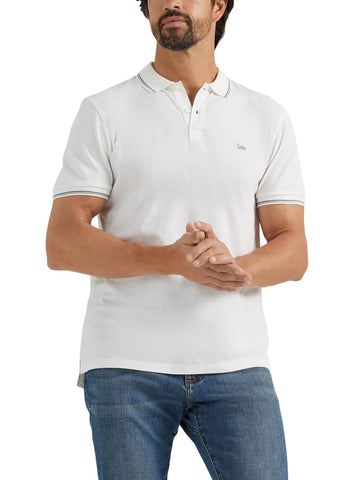 Lee Men's Legendary Polo, Bright White