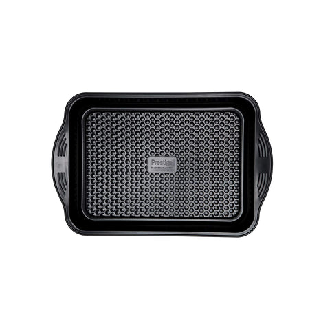 PRESTIGE - Aerolift - Large Oven Tray - Non stick - Cushion Base - Fridge Freezer and Dishwasher Safe - Carbon Steel - 44.5 x 29 x 5 cm/10 x 14 Inch