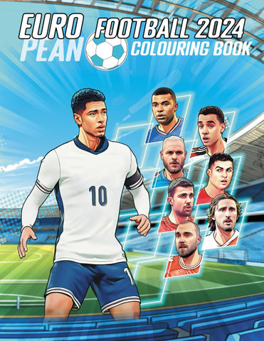 EUROpean Footaball 2024 Colouring Book