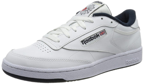 Reebok Men's Sneaker Slipper, White Intense White Navy, 5