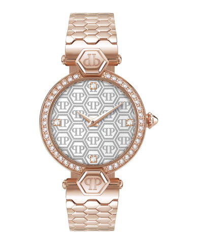 Philipp Plein Women's Analogue Quartz Watch with Stainless Steel Strap PWEAA0821