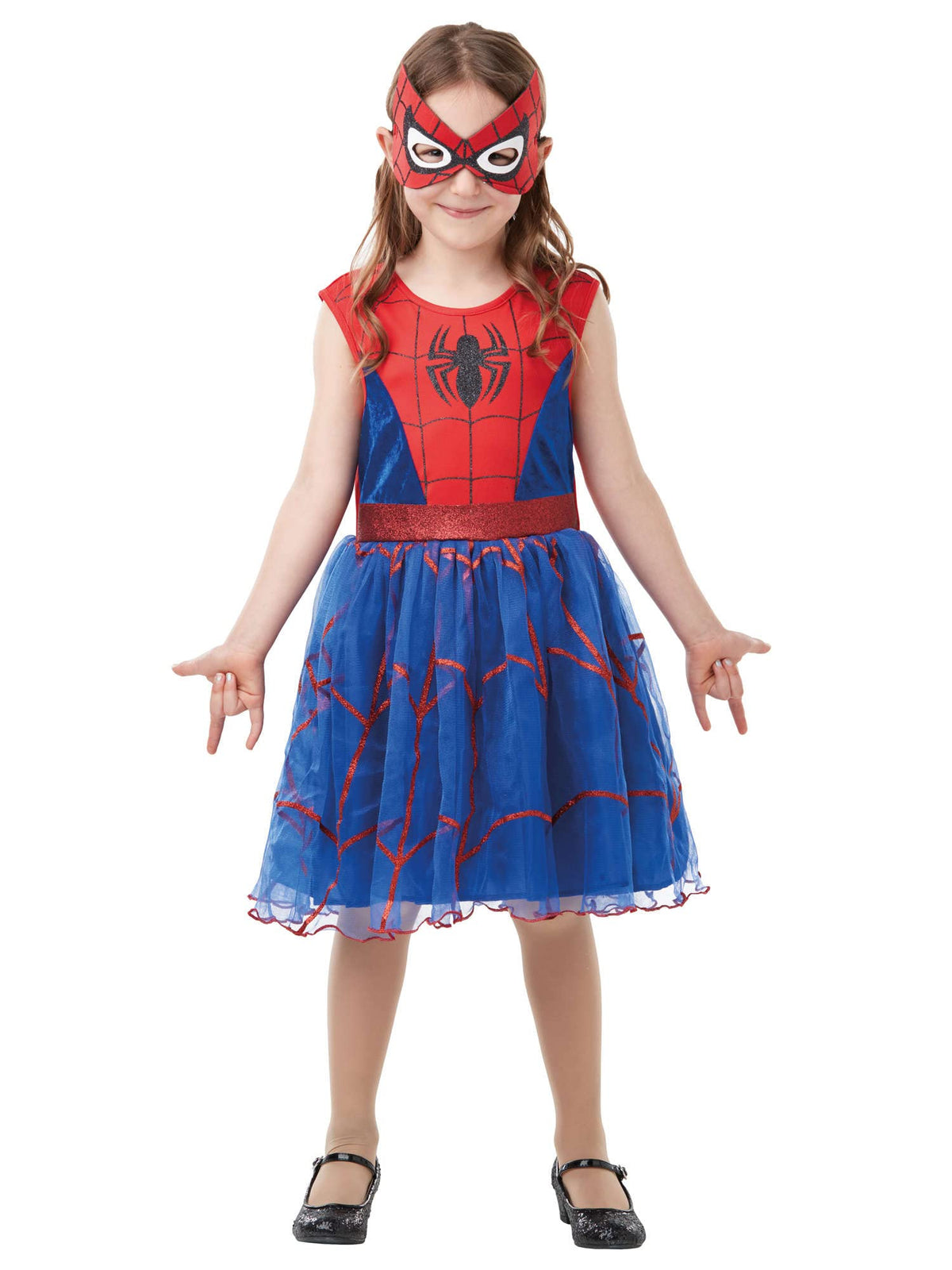 Rubie's Official Marvel Spider-Girl Deluxe Child's Costume, Superhero Fancy Dress, Child's Toddler Size Age 2-3, Height 98 cm
