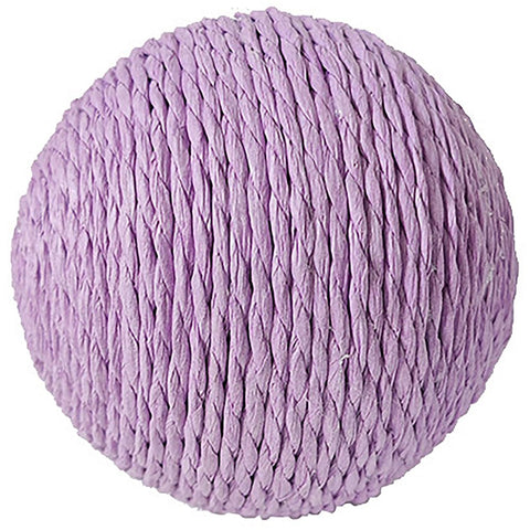 Extra Large 4-Inch Sisal Cat Ball Toy (Purple)