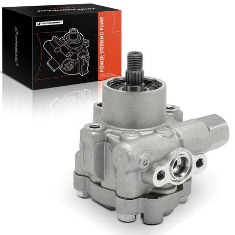 A-Premium Power Steering Pump Compatible with Infiniti Q60 2014-2015, G37 2008-2013, Q40 2015, G35 2007-2008, 3.5L 3.7L and RWD Only, Replace # 49110JK010