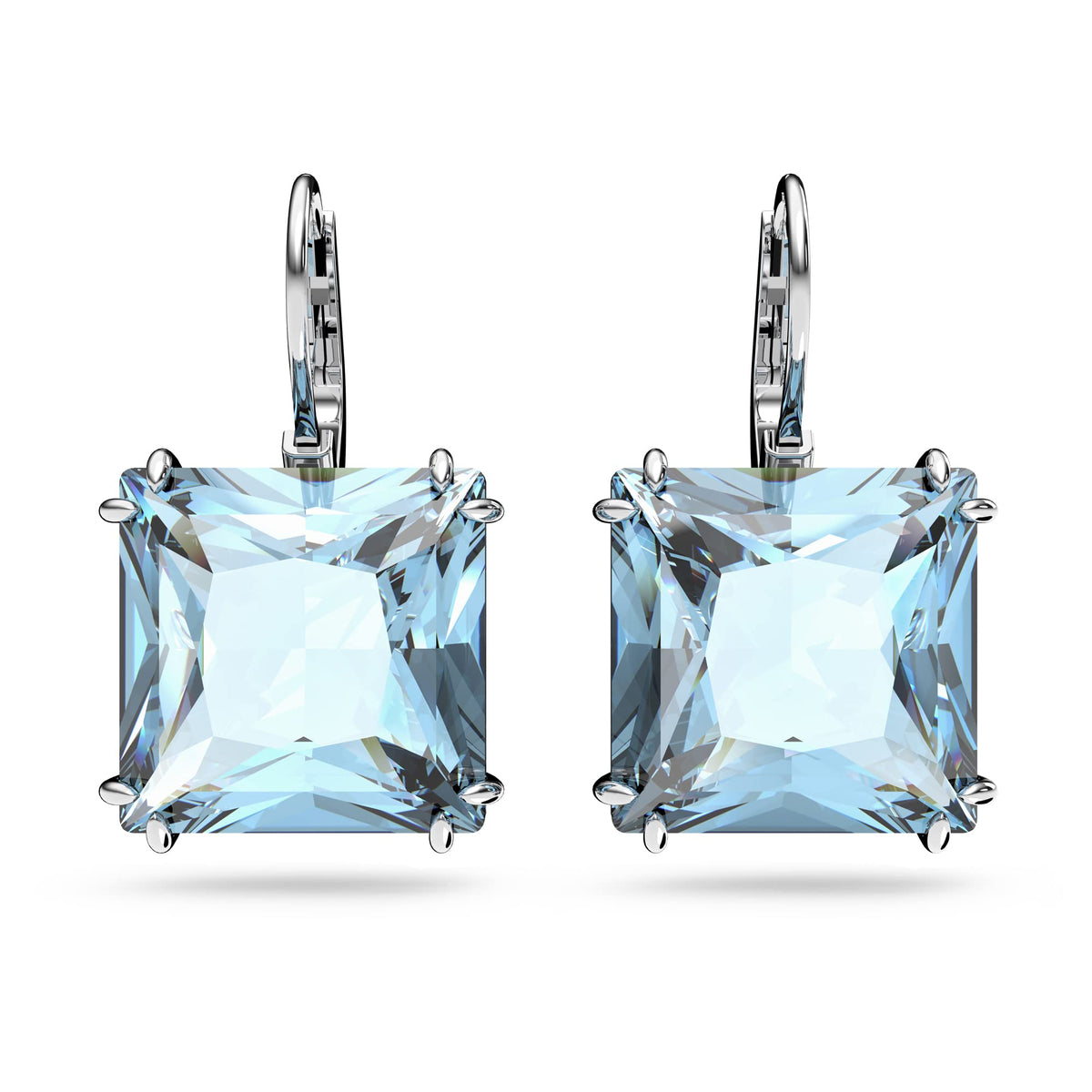 Pendientes de aro Swarovski 5619472 Millenia azul