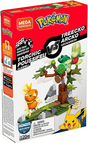 Mega Construx Pokemon Torchic Vs. Treecko