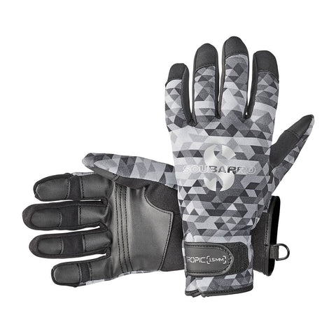 SCUBAPRO Tropic 1.5mm Diving Glove, Unisex, L, Graphite
