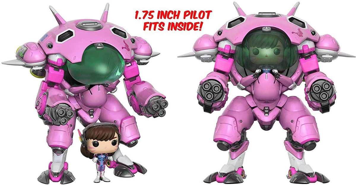 Funko POP Games: Overwatch D.VA & Meka 6" POP and Buddy Toy Figure, 36 months to 1200 months
