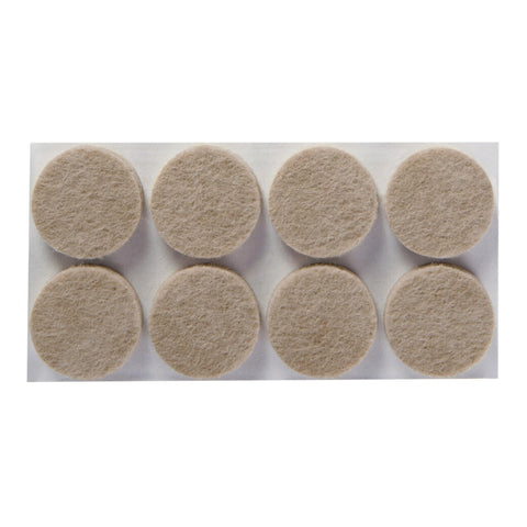 Scotch Felt Pads 32 PCS Beige, Felt Furniture Pads for Protecting Hardwood Floors, 1" Round, Easy-to-apply, Self-Stick design, Reliable protection from nicks, dents and scratches (SP802-NA)