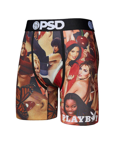 PSD Men's Playboy Cover Girls Boxer Briefs, Multi, XXL