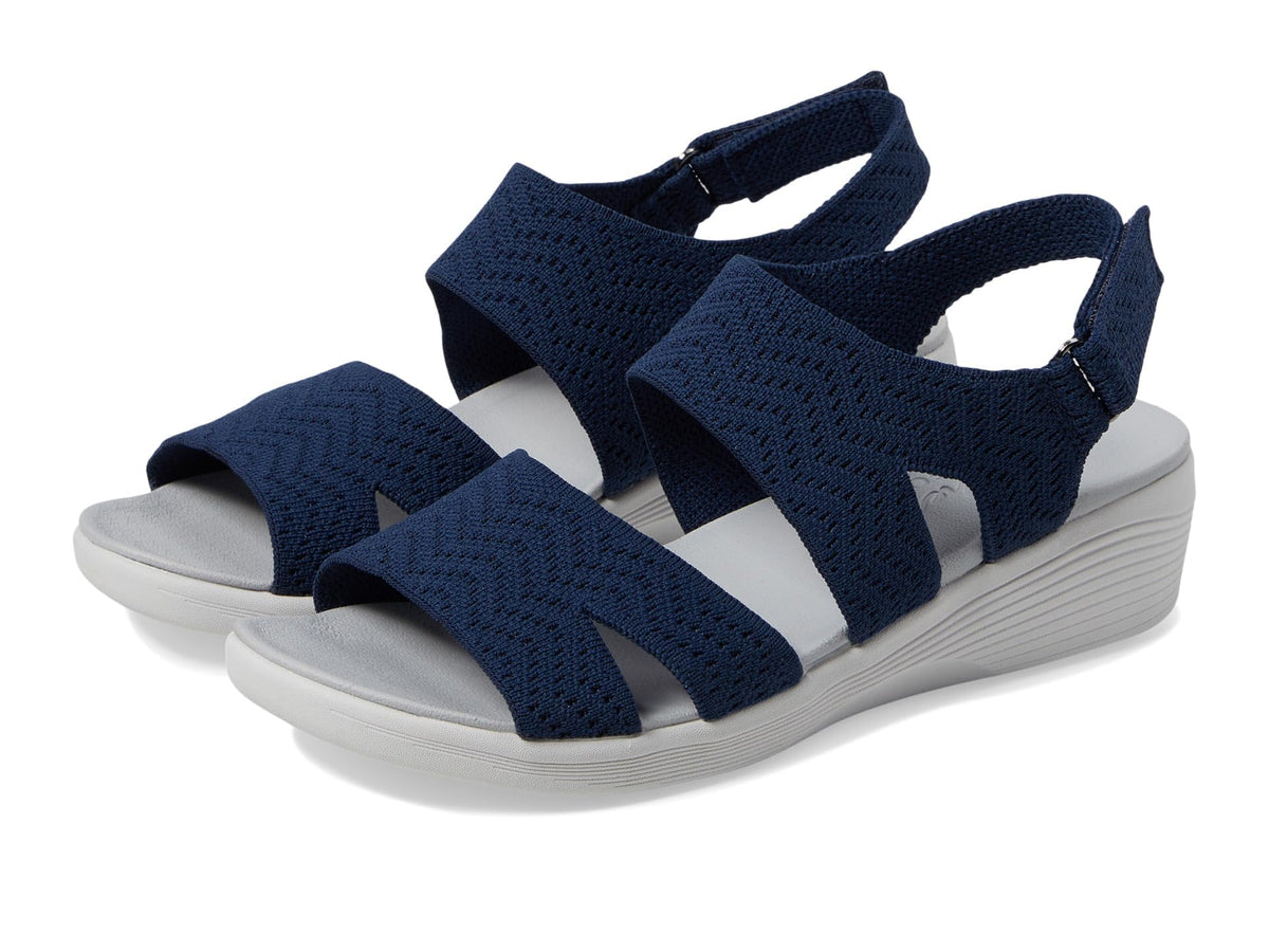 Skechers Women's Arya-Modern Muse Sandal, Navy, 8