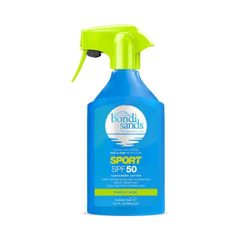 Bondi Sands SPF 50 Sunscreen Sport Trigger Spray | Non-Greasy Sunscreen Spray with Broad Spectrum UVA & UVB Protection | 300 mL, 10.1 Fl. Oz.
