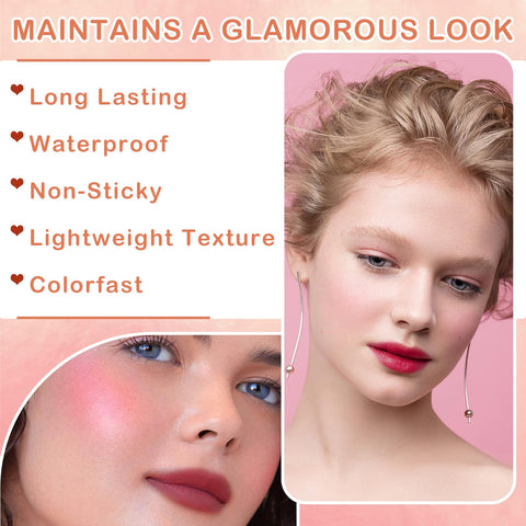 QIUFSSE Peel Off Lip Tint 6 Colors Peel Off Lip Stain Long Lasting Peel Lip Stain Non-stick Cup Lip Tint Stain Peel Off Nude Lip Gloss Matte Liquid Lipstick Lip Makeup for Women Girls