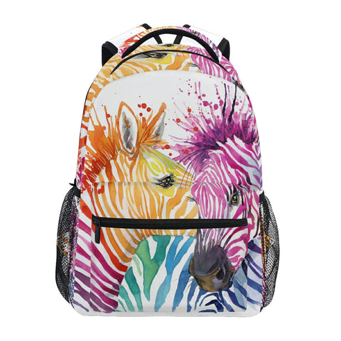 ALAZA Zebra Backpack Rucksack Zebra School Bag for Girls Boys Love Print Casual Schoolbag Adjustable Shoulder Strap BookbagÃƒÆ’Ã†â€™Ãƒâ€šÃ‚Â¢ÃƒÆ’Ã‚Â¢ÃƒÂ¢Ã¢â€šÂ¬Ã…Â¡Ãƒâ€šÃ‚Â¬ÃƒÆ’Ã¢â‚¬Å¡Ãƒâ€šÃ‚Â¦