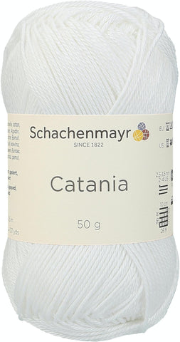 Schachenmayr Catania, 50G weiß Handknitting Yarns