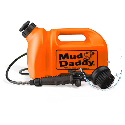 Mud Daddy - Portable Pet Washer, Multipurpose Washing Device, Muddy Walks, Pet Cleaning, Grooming Perfect for Dogs, Horses, Bikes, Shoes, Camping and More - 5 Litre - Orange