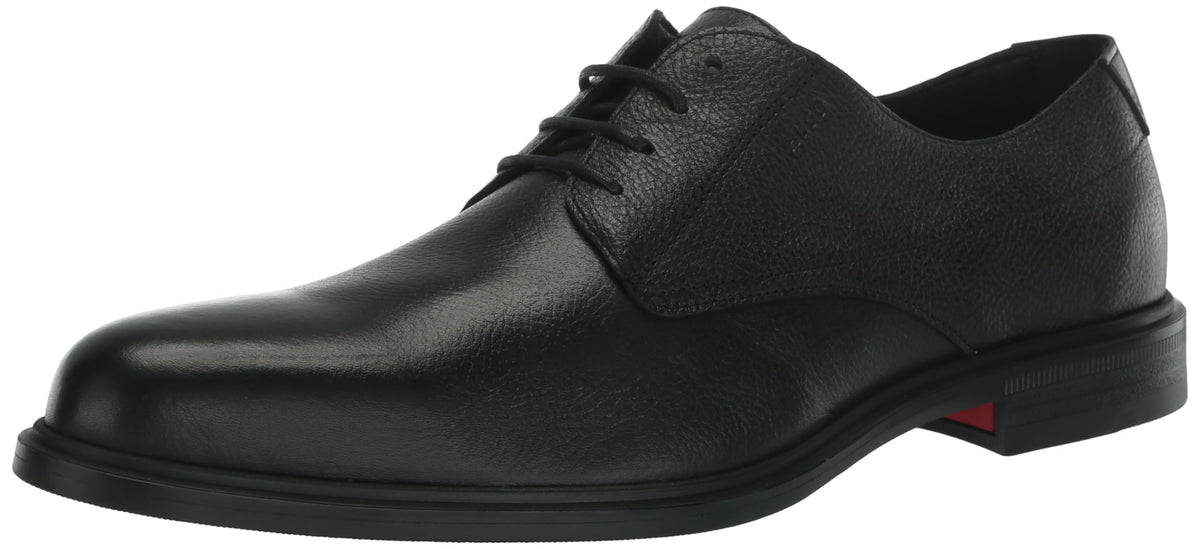 HUGO Kerr Grainy Leather Pointed Derby Shoe