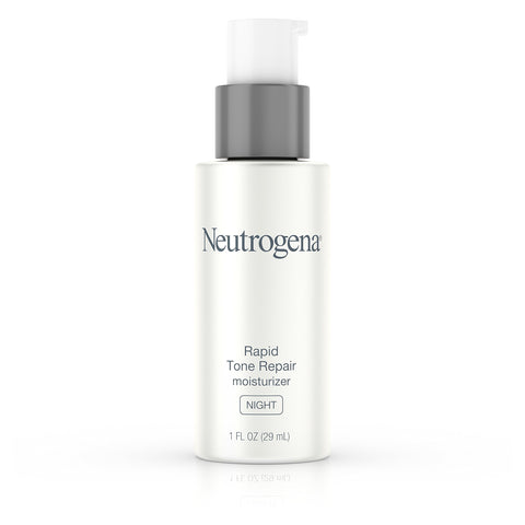 Neutrogena Rapid Tone Repair Night Cream with Retinol, Vitamin C and Hyaluronic Acid - Anti Wrinkle Face and Neck Moisturizer - Vitamin C, Retinol, Glycerin, Hyaluronic Acid, 1 fl. oz