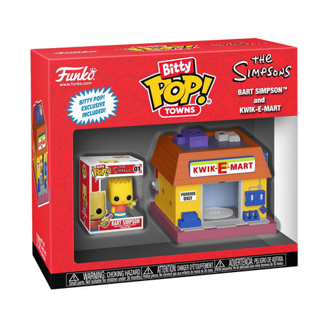 Bitty Pop! Towns Bart Simpson and Kwik-E-Mart